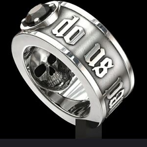 Mens TIL DEATH DO US PART stainless steel ring